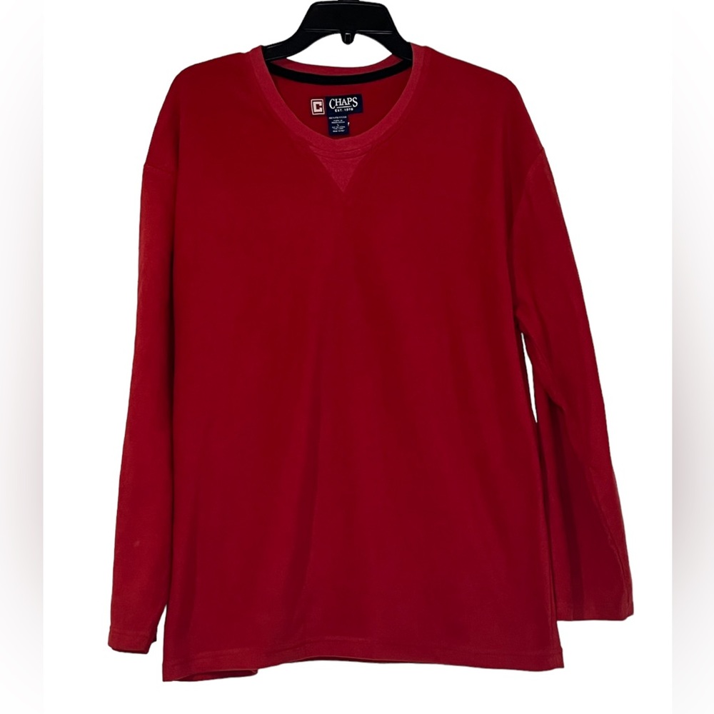 Chaps Red Men large long sleeve shirt